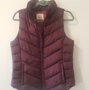 Wine Puffer Vest